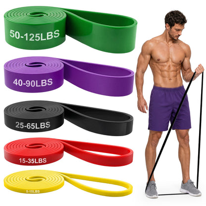 Renoj Resistance Bands for Working Out, 5 Levels Pull Up Assistance Bands Set for Workout