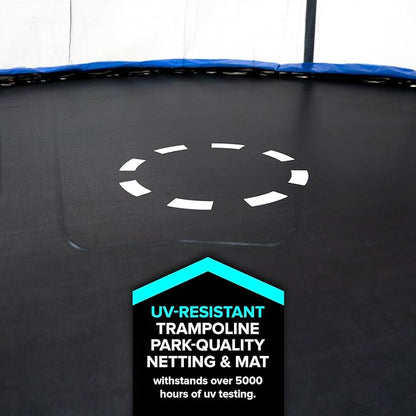 Sportspower Outdoor Trampoline with Safety Enclosure Net, 15FT
