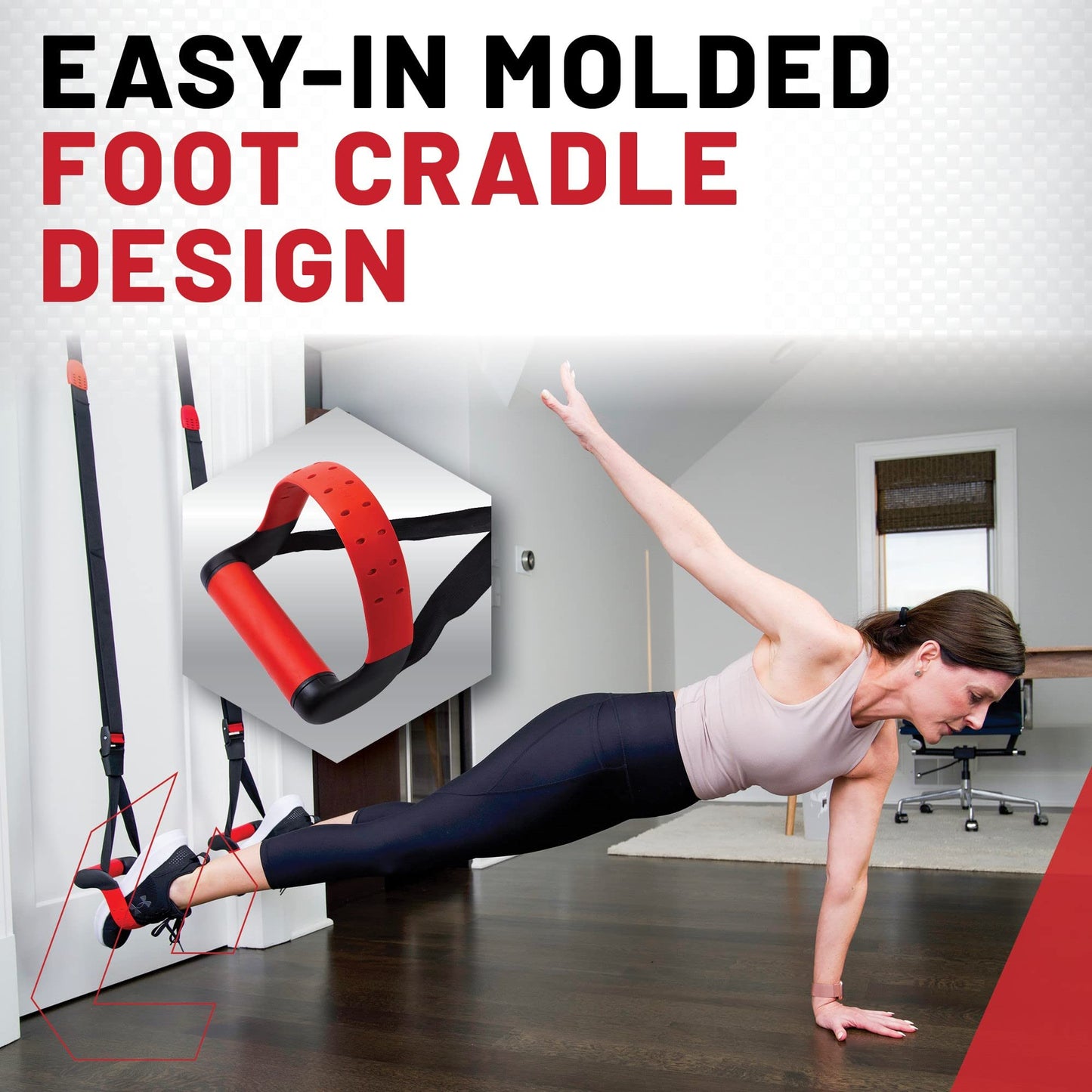 Lifeline Jungle Gym XT Body Weight Suspension Trainer System – Patented Split Anchor, Full-Body