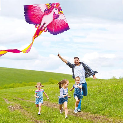 Kite for Kids Ages 3-5 4-8 & Adults, Flying Toys| Beach Toys| Outdoor Toys, Easy to Fly Butterfly Kites with Handle and 328FT Kite String, Large Kites for Boys Girls Birthday Gifts Party Favor Games