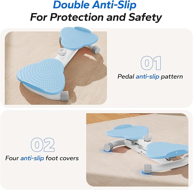 MERACH Waist Twister Machine, Ab Twist Board with 300 lbs Weight Capacity, Abs Workout for Slim Waist and Core Ab Exercise, Noiseless Home Gym Exercise Equipment for Women Men