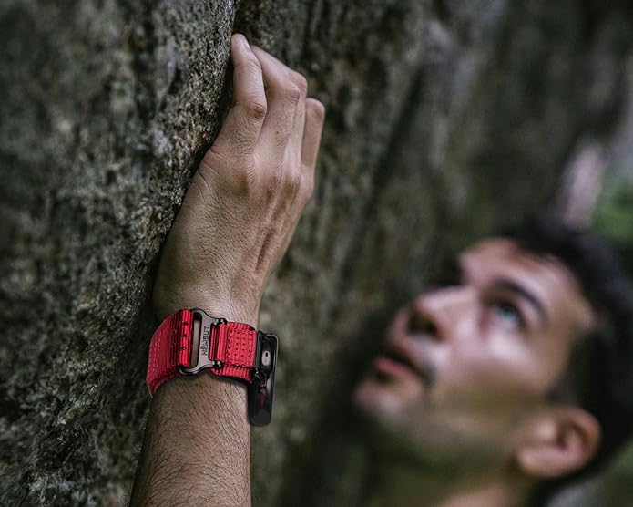 20mm Nylon Band Compatible with Garmin Vivoactive6/5/3,Forerunner 165/55/645/245 Music, 20mm Soft Nylon Replacement Strap