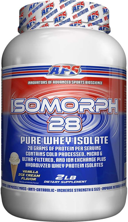 APS Nutrition Isomorph Protein Powder Supplement | Whey Protein Isolate | Ultra- Filtered | 28g