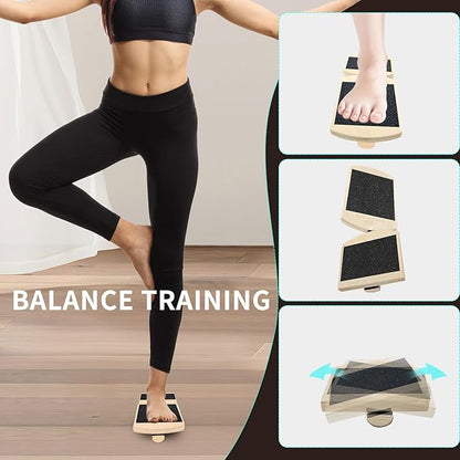 Ankle Balance Board Foot Strengthener Trainer, Single Leg Balance Board for Sprained Ankle,Stability Exercises, Physical Therapy, Plantar Fasciitis Relief