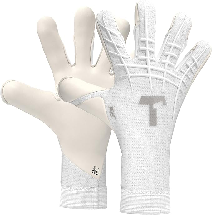 T1TAN Beast Goalkeeper Gloves - Without Finger Protection - Soccer Goalie Gloves Adult - Professional Goal Keeper Gloves for Youth, Men & Women - Size 6-11