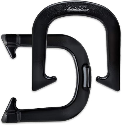 Gordon Professional Pitching Horseshoes - NHPA Sanctioned for Tournament Play - Drop Forged Construction - One Pair (2 Shoes) - Medium Weight