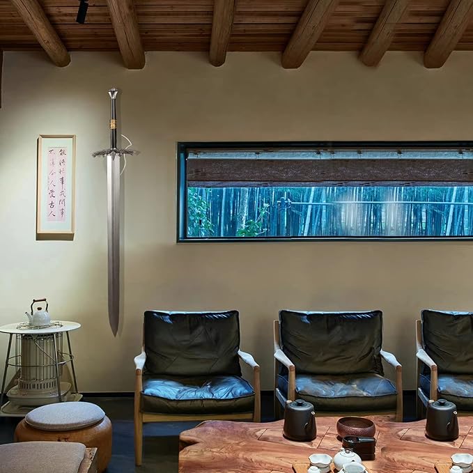 Sword Holder, Sword Wall Mount, Axe Holder, Vertical Display and Decoration