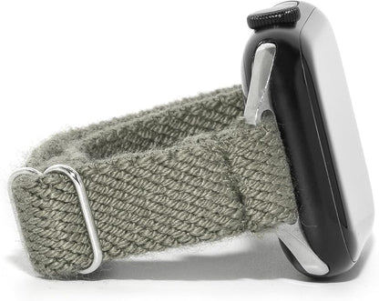 Braxley Bands - Organic Cotton Watch Bands For Women and Men, Compatible With All Apple Watch Sizes and Series - Washable, Sweat-Absorbent, Breathable Fit, Elastic Smart Watch Bands