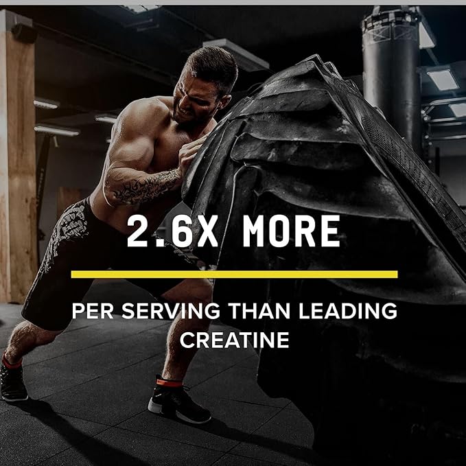 BEYOND RAW Science-Backed Creatine HCl Powder, Lab Grade, for Muscle Strength and Growth, Energy Production, Athletic Performance, Cognitive Support, Cellular Hydration, 120 Servings