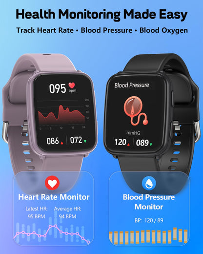 MorePro Fitness Tracker with 24/7 Heart Rate & Blood Pressure Monitor, Blood Oxygen & Sleep