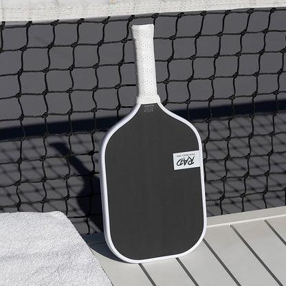 RAD Pro Pickleball Paddle Set – USAPA Approved – T700 Carbon Fiber Surface & 16mm Full-Cell Polypropylene Honeycomb Core for Power & Control – Includes Outdoor Pickleballs & Tote Bag