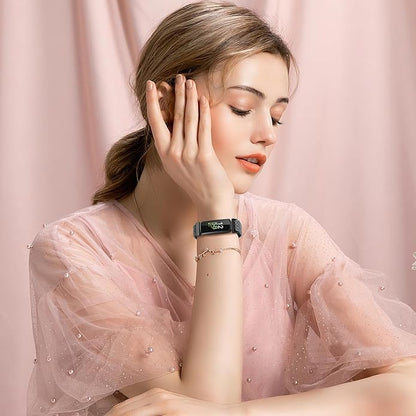 Elastic Braided Watch Band Compatible with Fitbit Inspire 3/Inspire 2/Inspire/Inspire HR/Fitbit ace 3/Ace 2, Adjustable Stretchy Strap Sport Nylon Loop Replacement Wristband for Fitbit Inspire