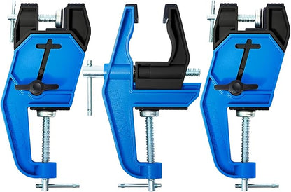 XCMAN Alpine Ski Vise PRO For Ski Tuning and Waxing Adjustable Angle and Height Durable and Stable - Jaw opens up to 105mm