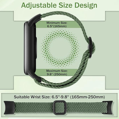 Braided Bands Compatible with Xiaomi Smart Band 10 9 8 Straps for Women Men
