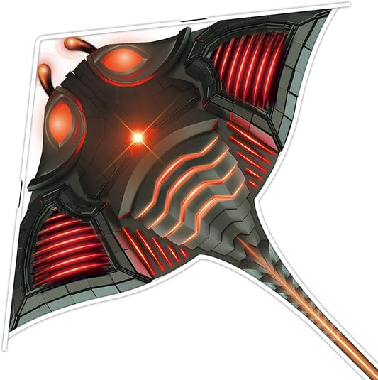 Mint's Colorful Life Devil Fish Kite for Kids and Adults，Easy to Fly Delta Kites Single Line Large
