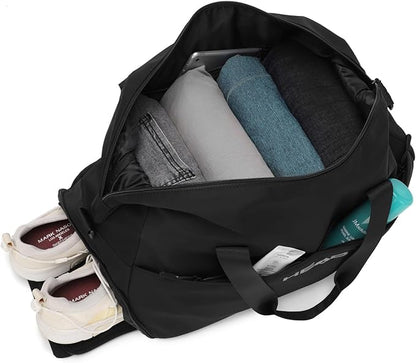 HEAD 32L Carry On Women Gym Duffel Bag with Shoes Compartment, Lightweight Crossbody Women Sport Bag for Men & Women, Workout Tote Bag Handbag for Business/Fitness/Yoga/Weekender Overnight