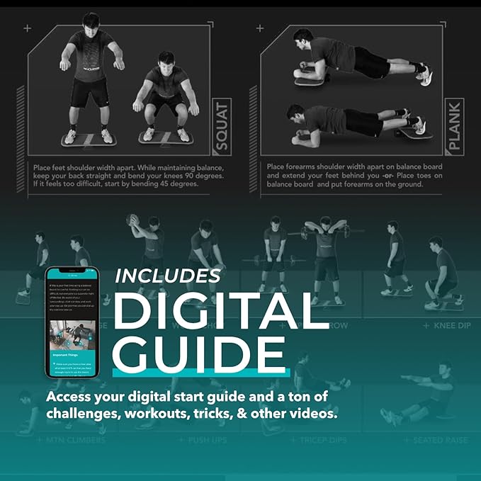 Revbalance FIT 3-in-1 Exercise Balance Board Training System