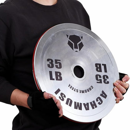 Olympic Weight Plates，Steel 2-Inch Weight Plate For Strength Training，Weightlifting - Single Or Pair