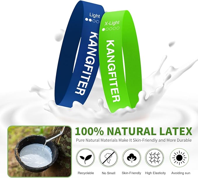 100 PCS Bulk Resistance Bands, Loop Exercise Bands Set for Gym Members Sports Class Students Gift, 5 Pieces Each Set with Storage Bag, Fitness Bands for Outdoor Home Gym Yoga Pilates