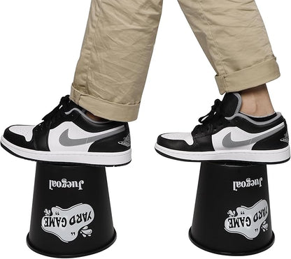 Juegoal Outdoor Giant Yard Pong Game Set Outdoor Toss Game Throwing Game for Beach, Camping, Lawn and Backyard