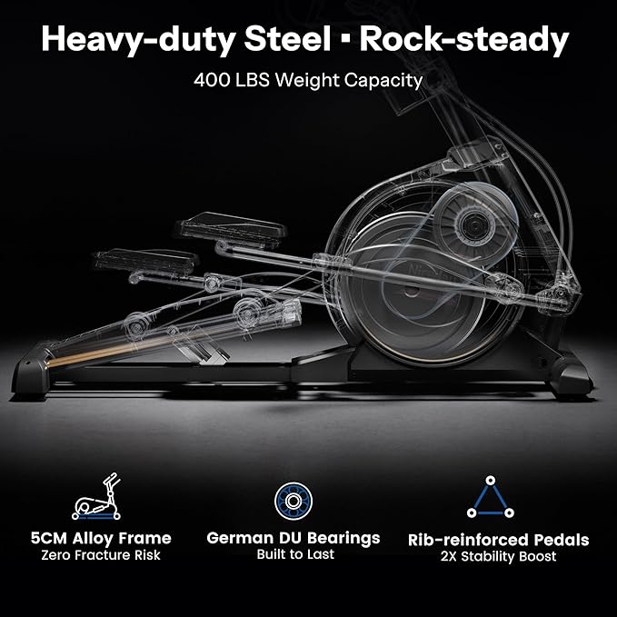 Niceday Elliptical Exercise Machines, Elliptical Machines for Home Use, Elliptical Training Machines with 20IN Stride and 32-Level Resistance, Magnetic Elliptical Machine with 20-Level Power Incline