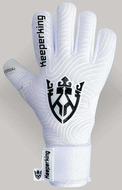 Professional Soccer Goalie Gloves Kids, Boys, Youth, Adult, Men- Football Goalkeeper Glove Strong grip palm protection Giga latex 4mm Double elastic Wrist with Negative cut, Slim(Size 6-11)