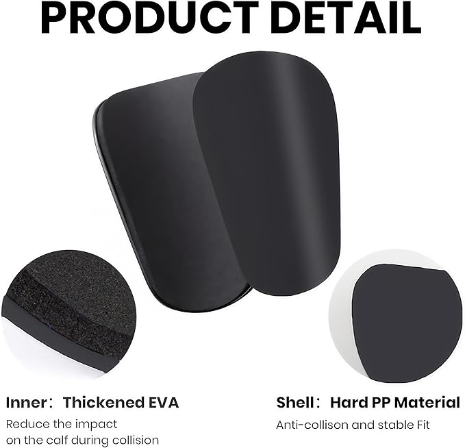 2 Pairs Mini Shin Guards Youth Soccer Tiny Shin Protective Pads Small Shin Guards Miniature Shin Pads Professional Protection for Soccer Players Kids Teenagers