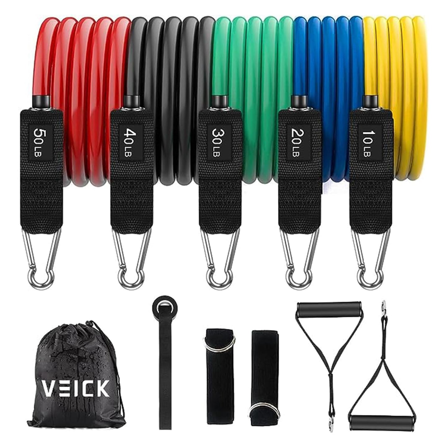 VEICK Resistance Bands, Exercise Bands, Workout Bands, Resistance Bands for Working Out with