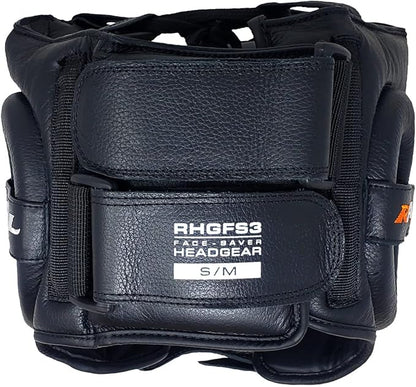 RIVAL Boxing RHGFS3 Face-Saver Sparring Headgear - Wide Eye Opening, Premium Leather, and Thermoplastic Inner Frame