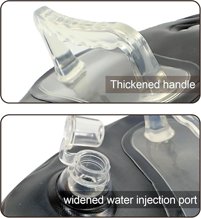 Travel Dumbbells, Water Filled Dumbbells Set, Fitness Exercise Dice 15/20 lbs, Portable Fitness Equipment, Fun for Strength Training, Core Training