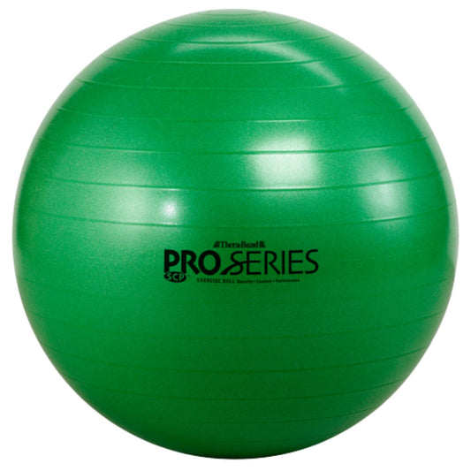 THERABAND Pro Series Exercise Ball, 26", Yoga, Pilates, Balance, Green