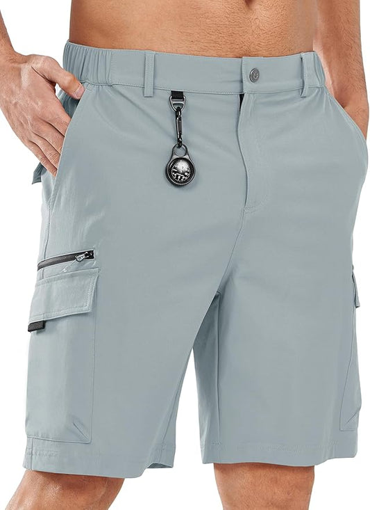 NORTHYARD Men's Cargo Hiking Shorts 9" Lightweight Outdoor Tactical Work Camping Sport Golf Casual