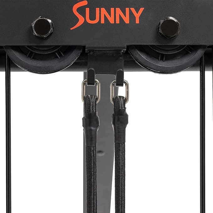 Sunny Health & Fitness Stair Stepper w/Handlebar, Extended Step Range Climber Machine for Legs, Core and Glute Workouts, Connection with Free SunnyFit App