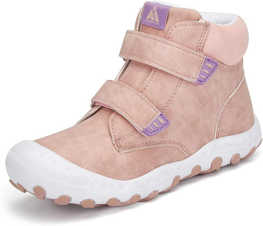 Mishansha Kids Hiking Boots Toddler Girls Boys Hiking Shoes Water-Resistant Anti-Collision Non-Slip