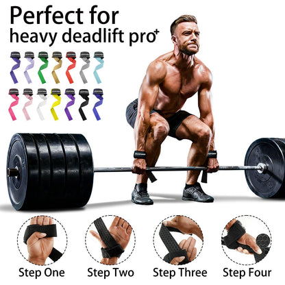 Lifting Straps Wrist Straps for Weightlifting Gym Straps Weight Lifting Deadlift Workout Women Men