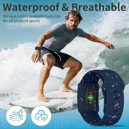 Silicone Sport Band Compatible with Whoop 4.0 Band for Men Women,Soft Comfort Durable Replacement Wristbands for Whoop 5.0 Silicone Bands