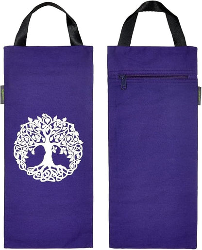 Yoga Sand Bag, Cotton Unfilled for Yogas, Weights & Resistance Training, Portable Weightlifting Sandbag