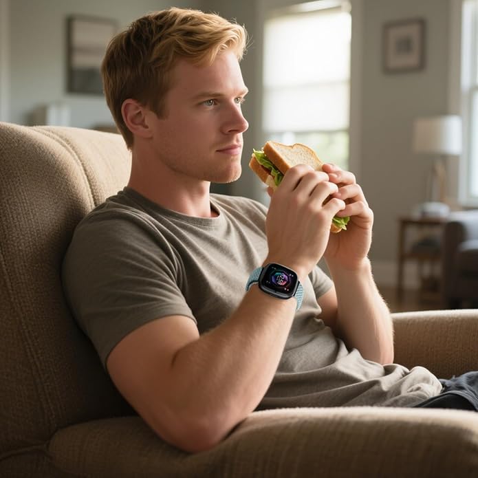 Braided Stretchy Band for Fitbit Versa 4/Versa 3/Sense 2/Sense Watch Band Women Men,Parachute-style Buckle Nylon Sport Wristband Soft Fabric Elastic Loop Strap Accessories for Versa 4/3