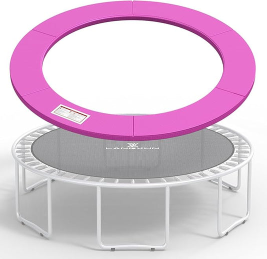 LANGXUN Universal Trampoline Repalcement Safety Pad, 8ft 10ft 12ft 14ft 15ft 16ft Waterproof