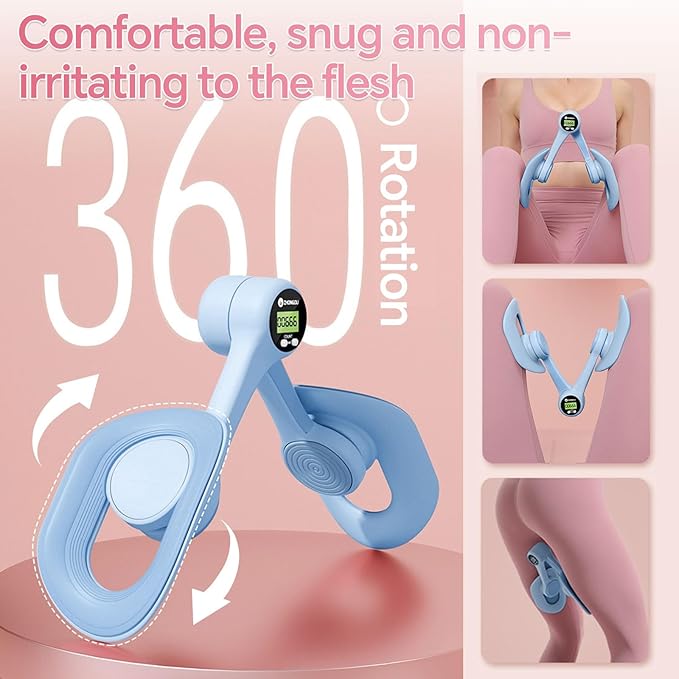 Pakalife Pilates Reformer,at Home Workout &Fitness Equipment,Thigh Exerciser&Booty Trainer for Women,Leg Press Machine for Inner Thigh,Pelvic Floor Exercise Devices