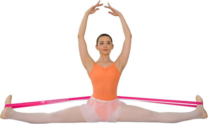 Zenmarkt Ballet Stretch Bands for Flexibility and Strength - Stretch Bands Ideal to Have as Dance Equipment in Every Competition - Suitable for Gymnastics, Cheerleading, and Pilates Training
