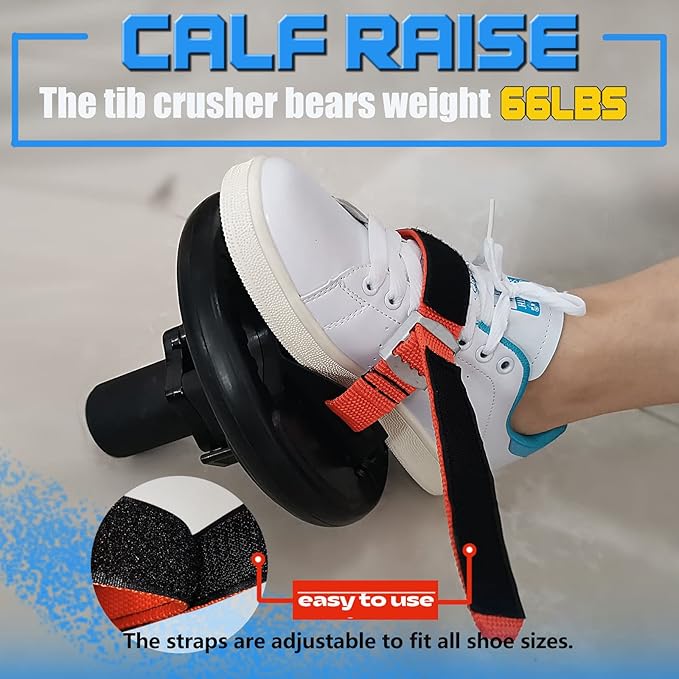 Tib Bar for Leg Strength Training, Biceps Femoris Muscle Exercise Equipment Tibia Dorsi Calf Machine, Tibialis Bar Leg Machine Tibialis Trainer