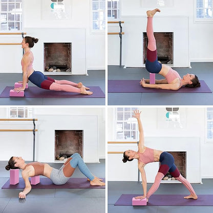 Yoga Mat Set for Beginners,Yoga Mat with Carrying Strap,Yoga Blocks 2 Pack with Yoga Strap,Yoga Ball,Ankle Puller,11-Piece Yoga Kits and Sets for Beginners,Yoga Starter Kit for Women Men