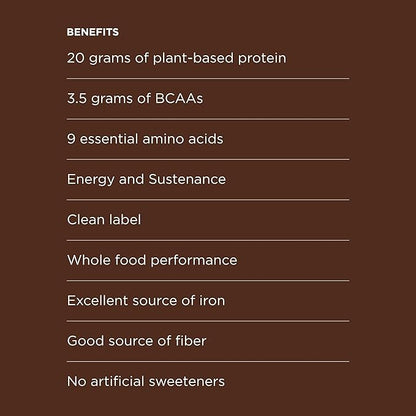 Possible Protein Powder Chocolate Cacao - 20g of Vegan, Plant-Based Protein Mix - Non-GMO, Non-Dairy, Gluten-Free - 3.5g of BCAAs - 9 Essential Amino Acids - 30-Day Supply - 2 Bag, 30 Servings