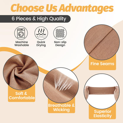 HSEM Headbands for Women, Wide Thick Workout Non Slip Hair Bands for Sports