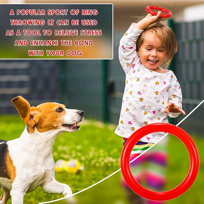 Civaner 72 Pcs Ring Toss Rings Game Plastic Carnival Ring Toss for Speed Agility Practice, Fun Target Toys Carnival Halloween Party Favors Throw Bottle Sports Yard Family Game