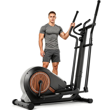 ANCHEER Elliptical Exercise Machine, Elliptical Trainer for Home Gym, Exercise Equipment 500Lbs Max