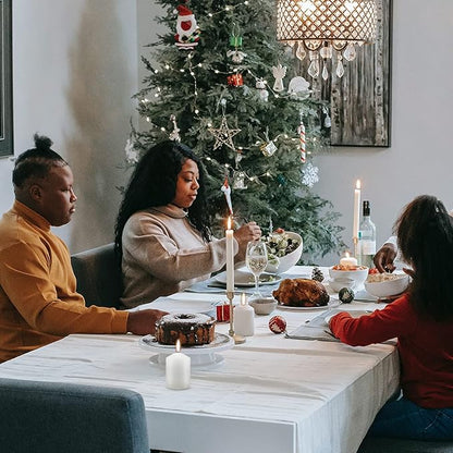 3x4 Inch White Pillar Candles, 3 Packs Unscented Dripless Smokeless Cylinder Candles for Christmas, Wedding, Party, Home and Dinner Table, 45 Hours Burn