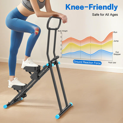 HXD-ERGO Stair Stepper for Home, 6 Adjustable Resistance Vertical Climber Cardio Exercise Machine