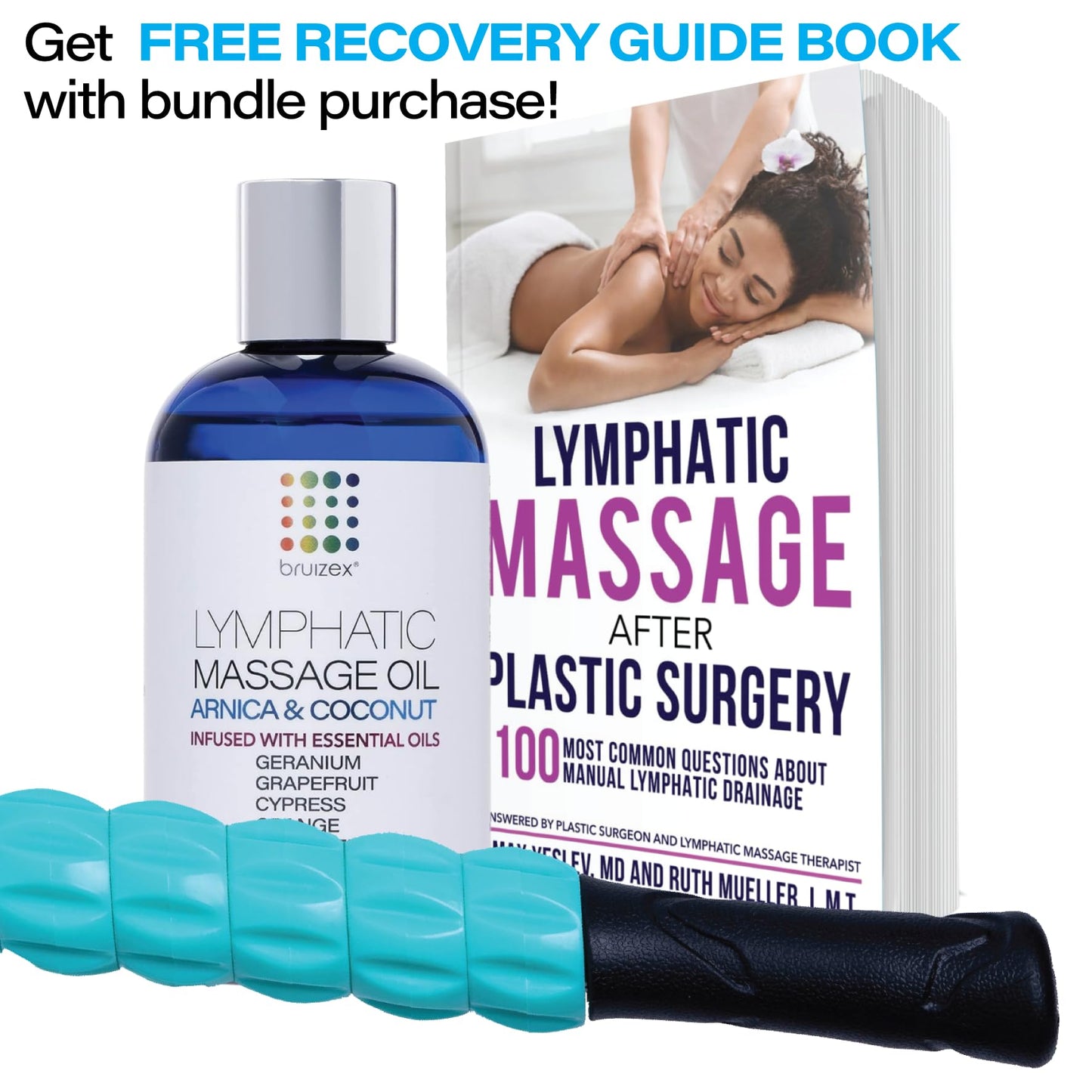 Muscle Roller Lymphatic Drainage Massage Roller Stick - for Myofascial Pain Relief | Post